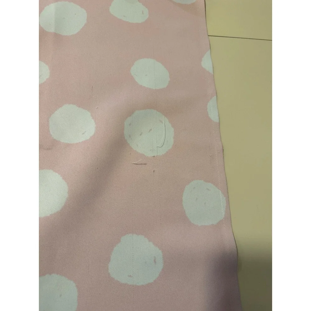 Society6 Pink White Polka Dot Blackout Curtains Set of 2 Panels Kids Nursery